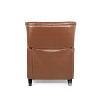 Fauteuil inclinable à pousser, Repose-pieds, Dossier capitonné, Clous décoratifs