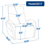 Fauteuil inclinable électrique en cuir pivotant et à bascule, rotation maximale de 270 degrés, mécanisme de mouvement robuste avec USB et Type-C