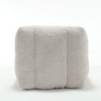 Fauteuil paresseux ultra doux avec mousse à mémoire de forme et ottoman