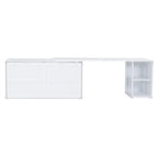 Lit escamotable queen size avec bureau pivotant