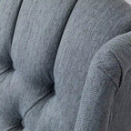 Fauteuil inclinable manuel au design classique avec pivotant à 360 degrés, fauteuil de relaxation pour le salon
