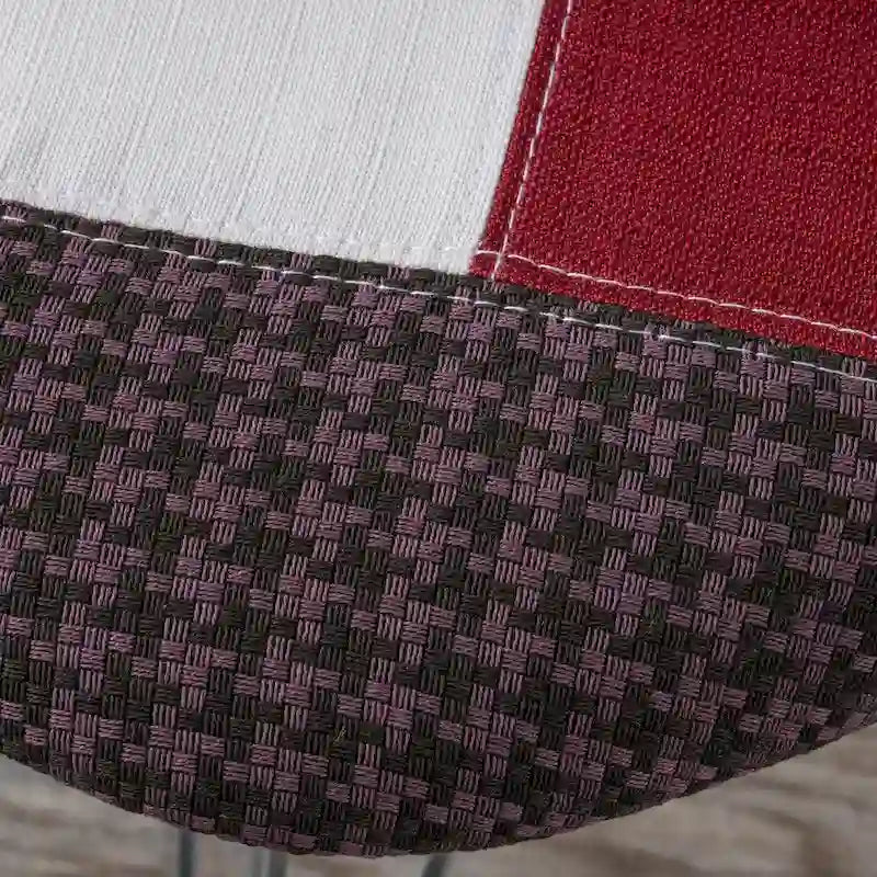Chaises en tissu Wilmette Patchwork de Christopher Knight Home (lot de 2) - N/A