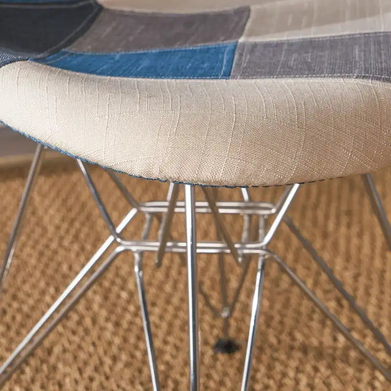 Chaises en tissu Wilmette Patchwork de Christopher Knight Home (lot de 2) - N/A