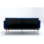 Causeuse convertible en velours avec fonction lit