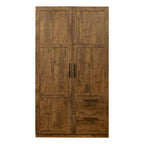 Armoire haute 70.87H avec 2 portes, 2 tiroirs et 5 espaces de rangement