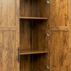 Armoire haute 70.87H avec 2 portes, 2 tiroirs et 5 espaces de rangement