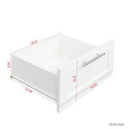 Armoire haute 70.87H avec 2 portes, 2 tiroirs et 5 espaces de rangement