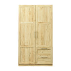 Armoire haute 70.87H avec 2 portes, 2 tiroirs et 5 espaces de rangement