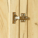Armoire haute 70.87H avec 2 portes, 2 tiroirs et 5 espaces de rangement