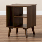 Table d'appoint moderne en noyer Carson Carrington Bankekind