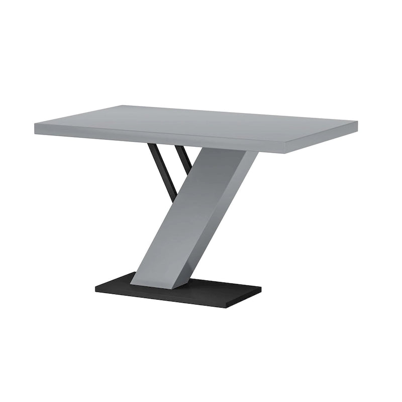 Table à manger Lillian Gloss Grise avec Coin et Banc