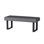 Table à manger Lillian Gloss Grise avec Coin et Banc