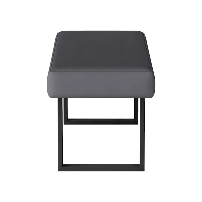 Table à manger Lillian Gloss Grise avec Coin et Banc