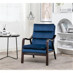 Fauteuil en velours Clovis 24.8, style moderne du milieu du siècle