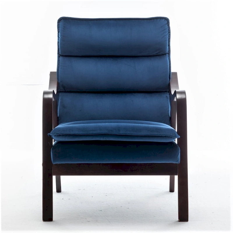 Fauteuil en velours Clovis 24.8, style moderne du milieu du siècle