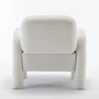 Fauteuil d'appoint rembourré au design moderne et unique pour le salon