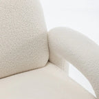 Fauteuil d'appoint rembourré au design moderne et unique pour le salon