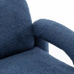 Fauteuil d'appoint rembourré au design moderne et unique pour le salon
