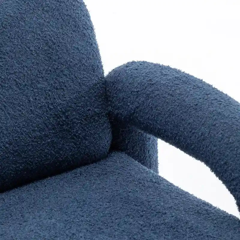Fauteuil d'appoint rembourré au design moderne et unique pour le salon