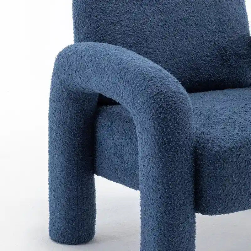 Fauteuil d'appoint rembourré au design moderne et unique pour le salon