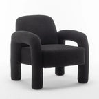 Fauteuil d'appoint rembourré au design moderne et unique pour le salon