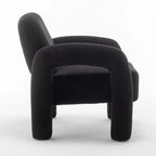 Fauteuil d'appoint rembourré au design moderne et unique pour le salon