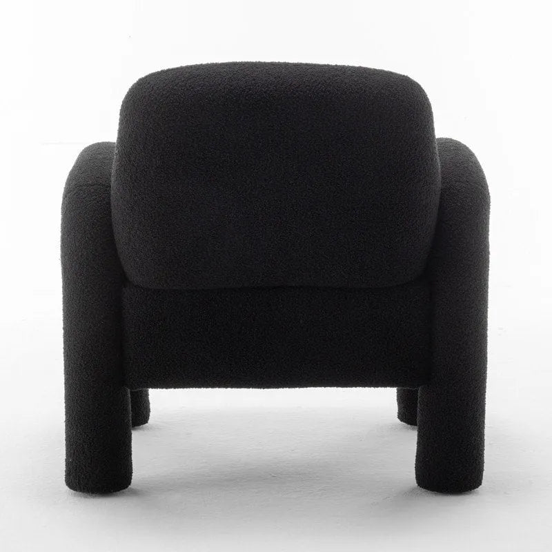 Fauteuil d'appoint rembourré au design moderne et unique pour le salon