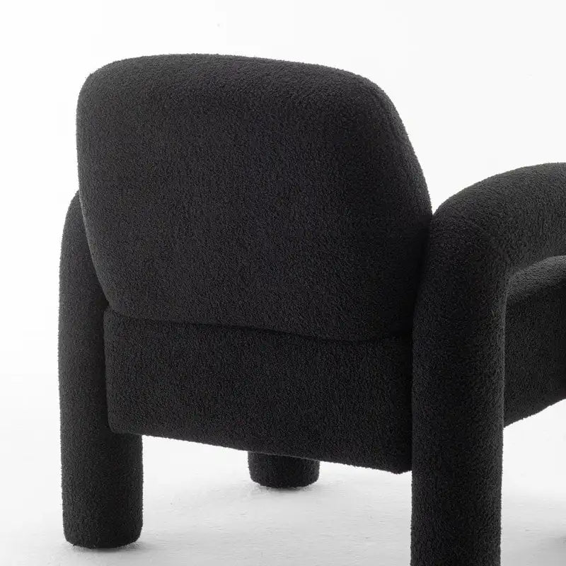 Fauteuil d'appoint rembourré au design moderne et unique pour le salon