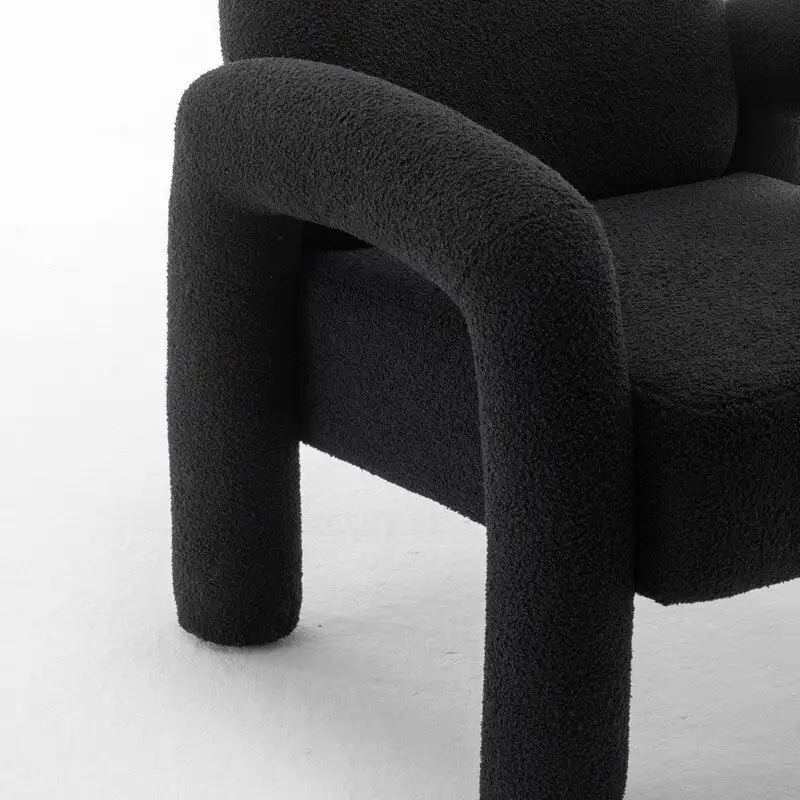 Fauteuil d'appoint rembourré au design moderne et unique pour le salon