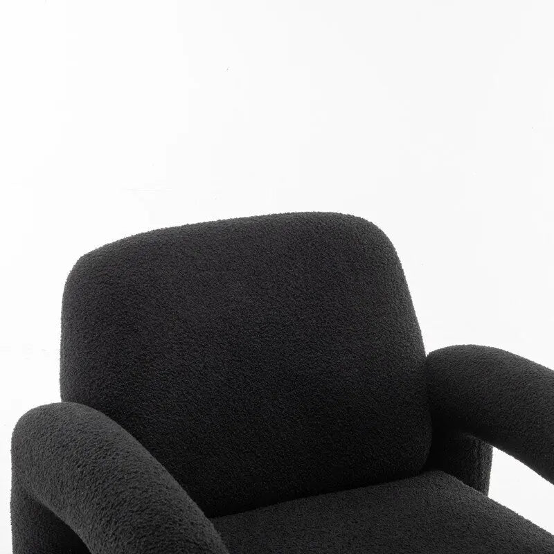 Fauteuil d'appoint rembourré au design moderne et unique pour le salon