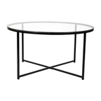 Tables gigognes Sonoma chêne clair avec piètement cantilever en métal