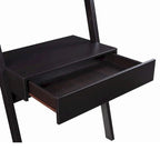 Bureau échelle original avec un tiroir, couleur cappuccino