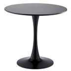 Table de cuisine et de salle à manger moderne ronde de 80 cm pour 2-4 personnes