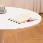 Table de cuisine et de salle à manger moderne ronde de 80 cm pour 2-4 personnes