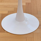 Table de cuisine et de salle à manger moderne ronde de 80 cm pour 2-4 personnes