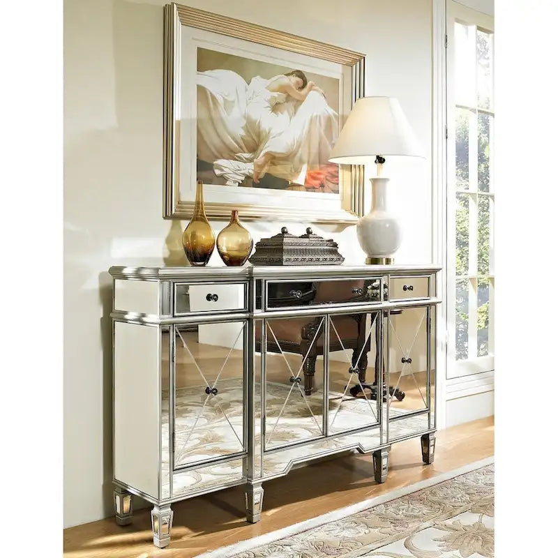 Console Andrea hall avec miroir 60 po