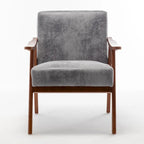 Fauteuil d'appoint à cadre en bois massif