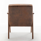 Fauteuil d'appoint à cadre en bois massif