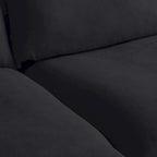 Canapé d'angle modulable convertible en U de 163 po, rembourré de duvet pour un confort moelleux