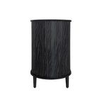Meuble d'appoint avec portes tambours coulissantes en douceur