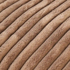 Canapé d'angle en tissu polyester, canapé sectionnel moderne avec pouf