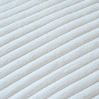 Canapé d'angle en tissu polyester, canapé sectionnel moderne avec pouf