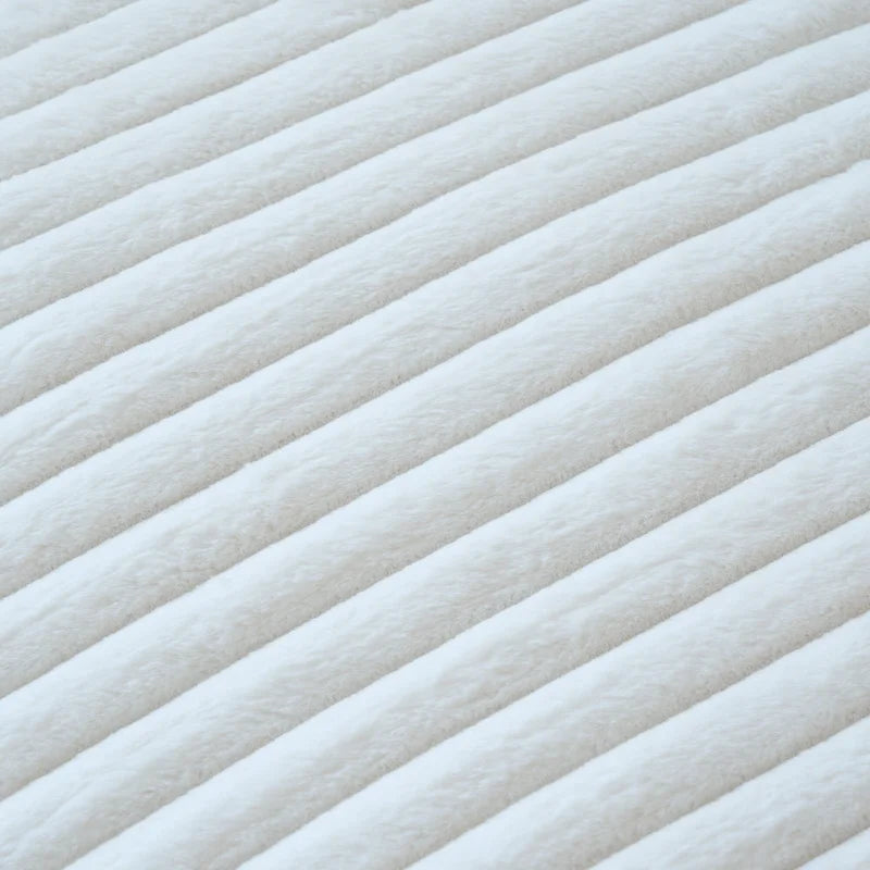 Canapé d'angle en tissu polyester, canapé sectionnel moderne avec pouf