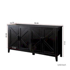 Buffet/Vaisselier autoportant de 59 po avec 4 portes