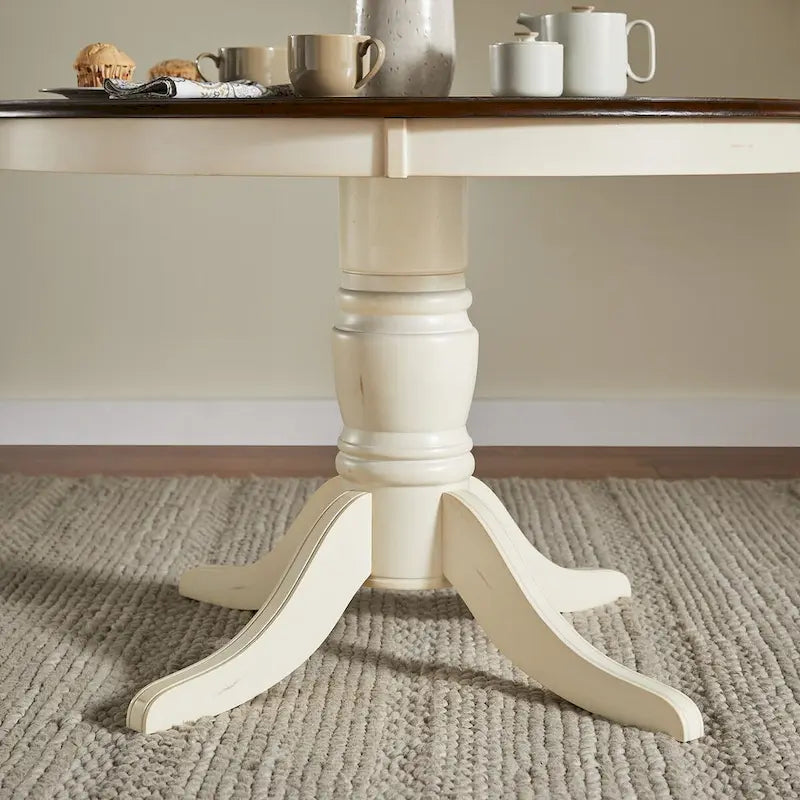 Table de salle à manger bicolore antique Mackenzie Country