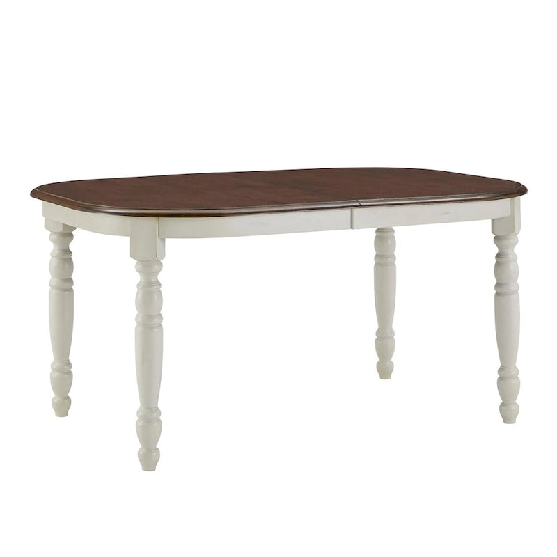 Table de salle à manger bicolore antique Mackenzie Country