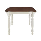 Table de salle à manger bicolore antique Mackenzie Country