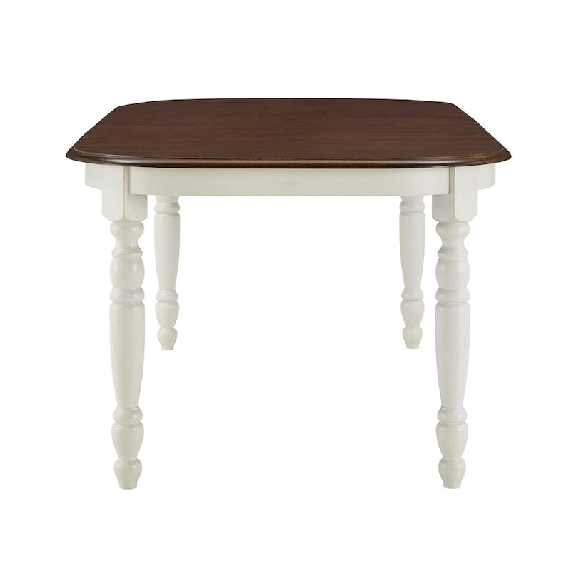 Table de salle à manger bicolore antique Mackenzie Country