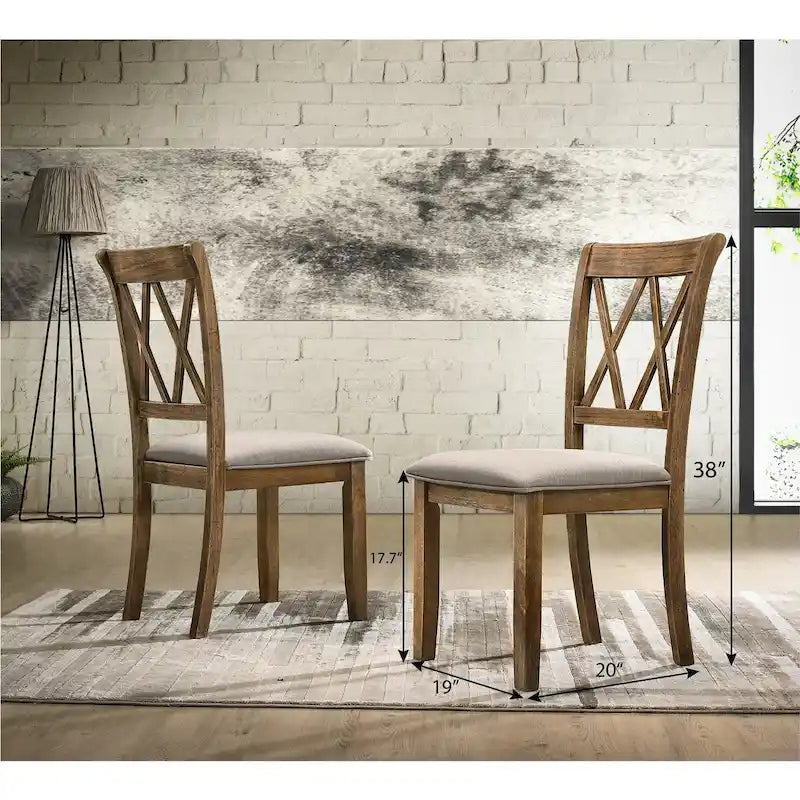 Chaise de salle à manger capitonnée