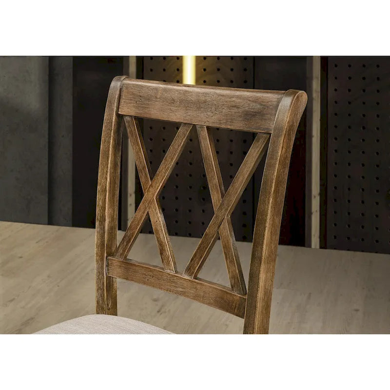 Chaise de salle à manger capitonnée